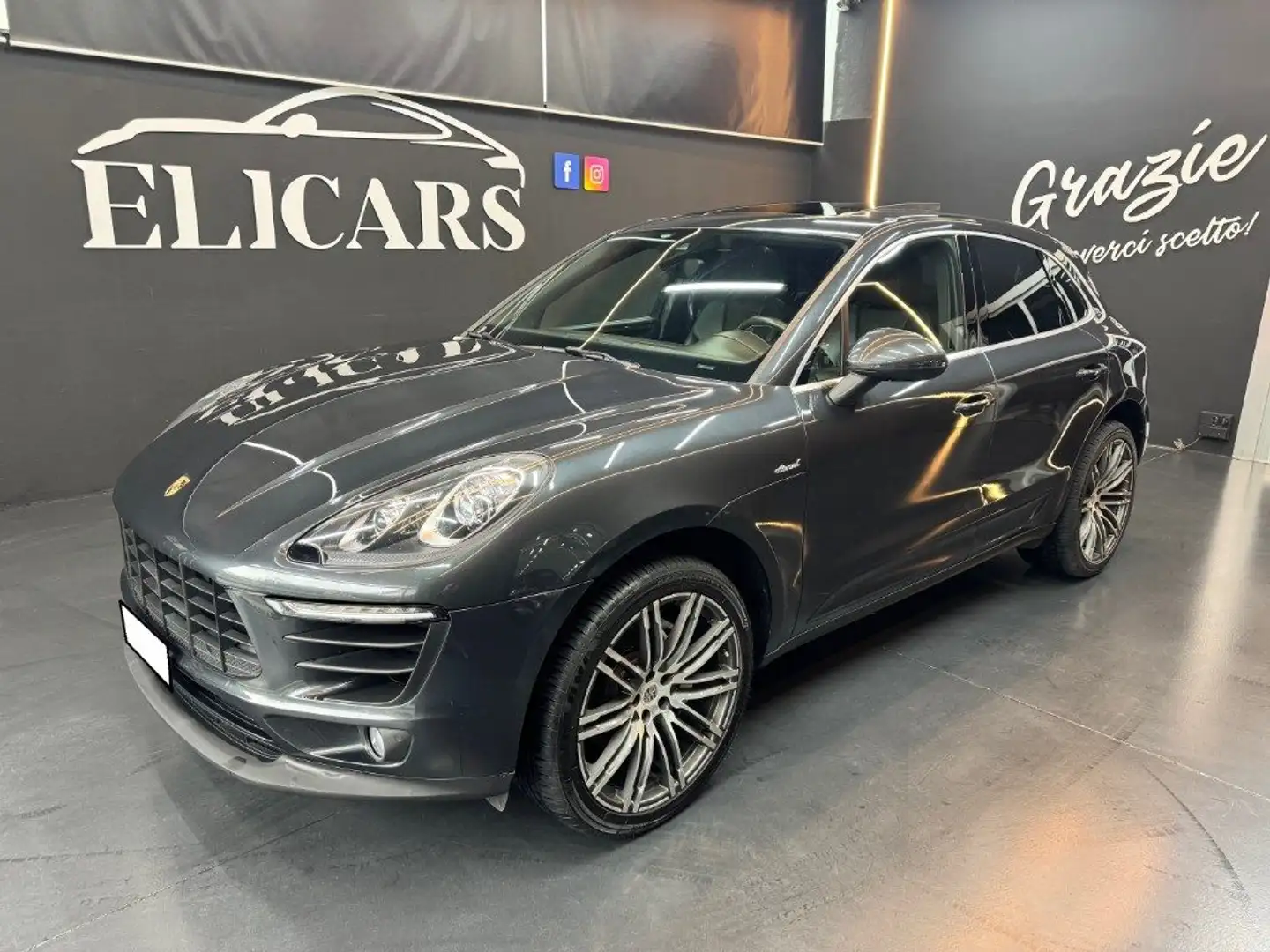 Porsche Macan 3.0 S Diesel Grigio - 1