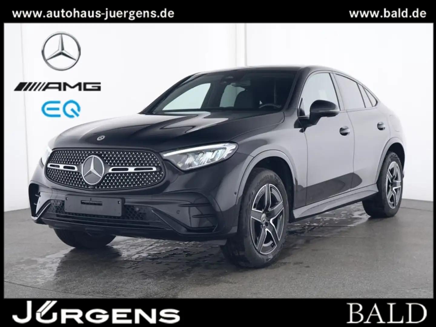 Mercedes-Benz GLC 400 e 4M Coupé AMG-Sport/Pano/AHK/Night/MEMO Schwarz - 2
