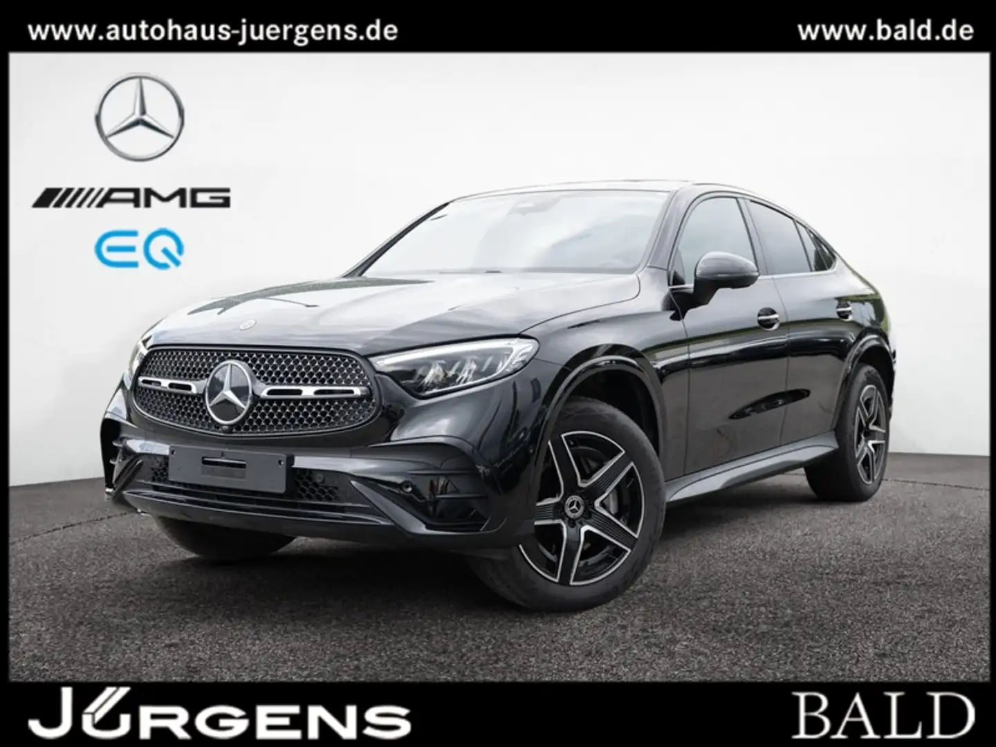 Mercedes-Benz GLC 400 e 4M Coupé AMG-Sport/Pano/AHK/Night/MEMO Чорний - 2