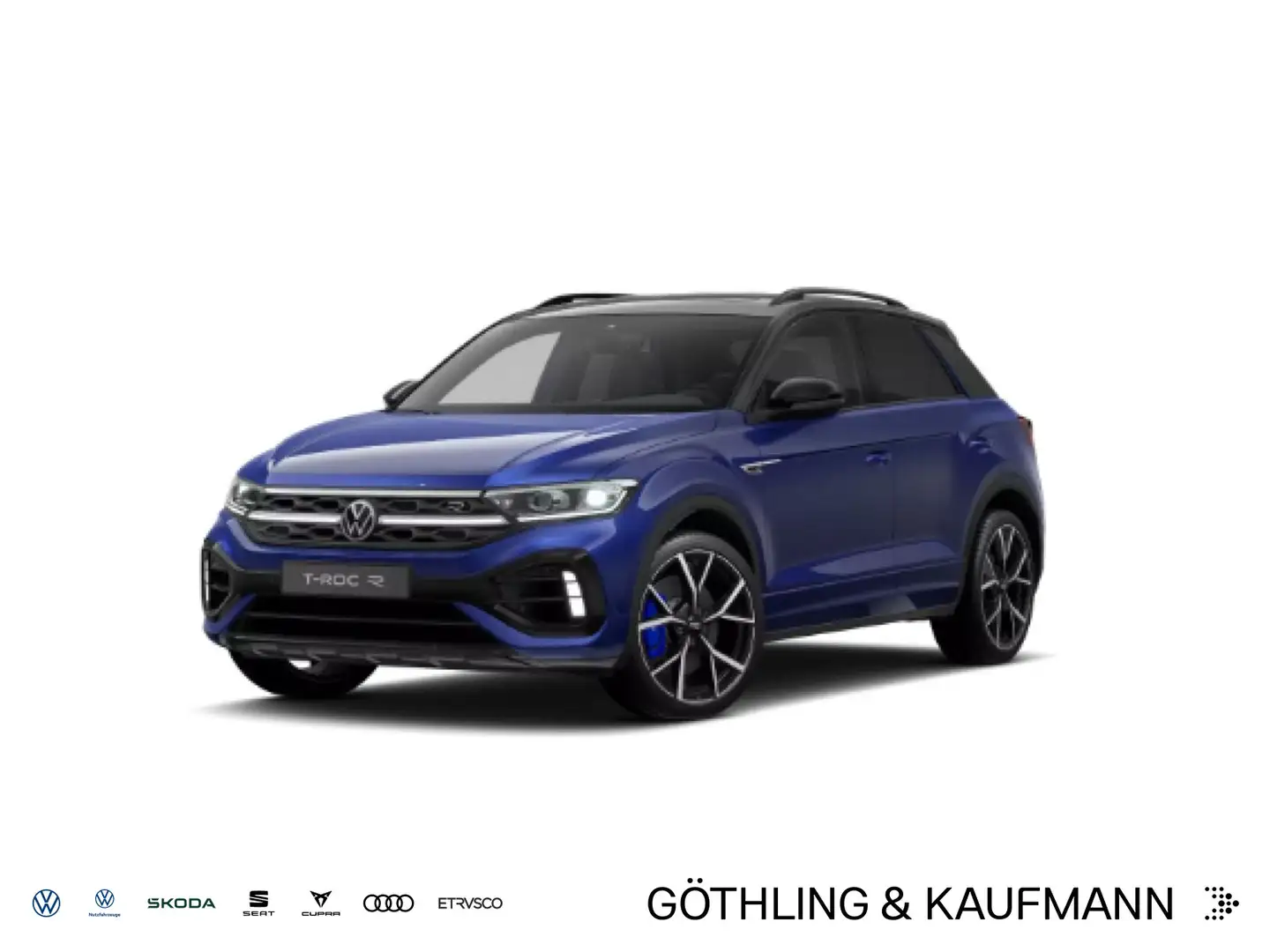 Volkswagen T-Roc R 4M*Akrapovic*PANO*AHK*KAM*Leder*BlackSty Bleu - 1