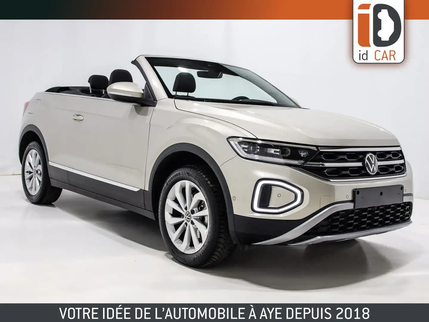 Volkswagen T-Roc CABRIOLET 1.0 TSI STYLE LED GPS ACC RADAR JA17 Beige - 1