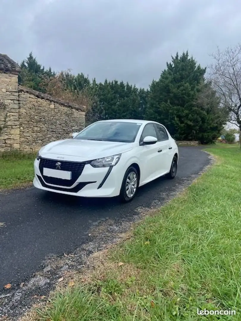 Peugeot 208 premium pack bhdi 100 Blanc - 1