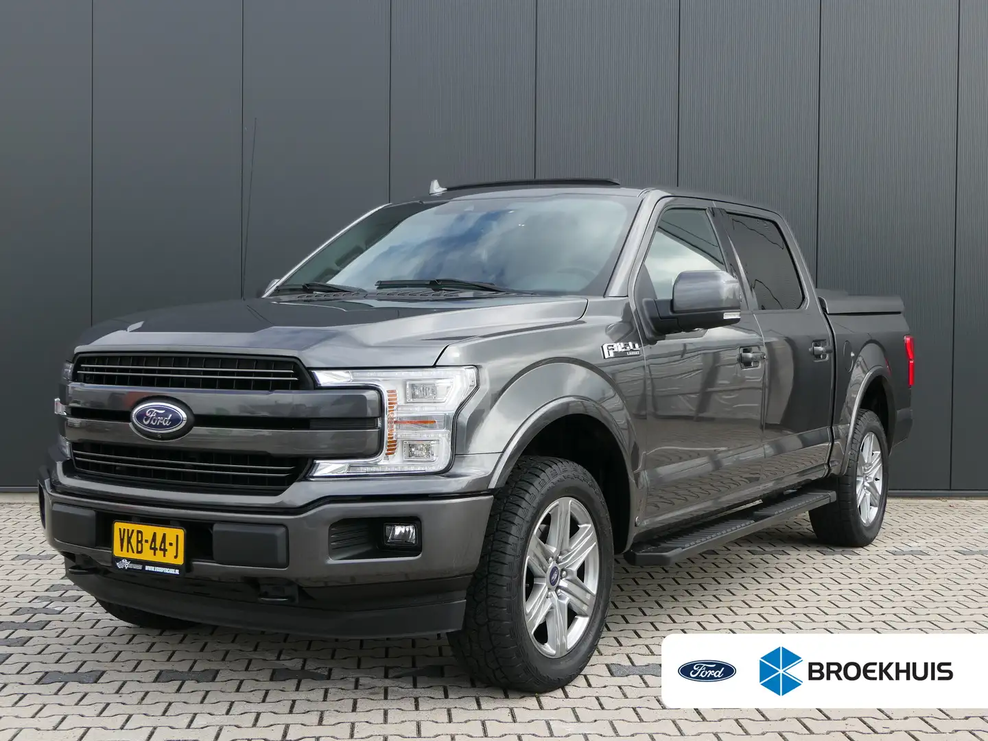 Ford F 150 5.0 V8 Lariat SC | Panoramadak | LPG G3 Onderbouw Grijs - 1