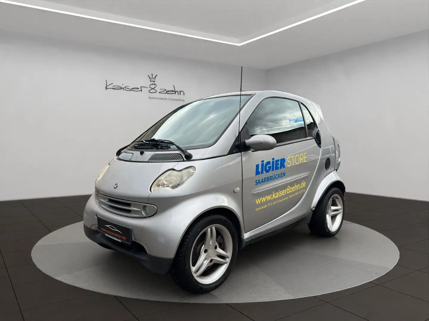 smart forTwo 450 Coupe Softtouch Passion Clever End Silber - 1