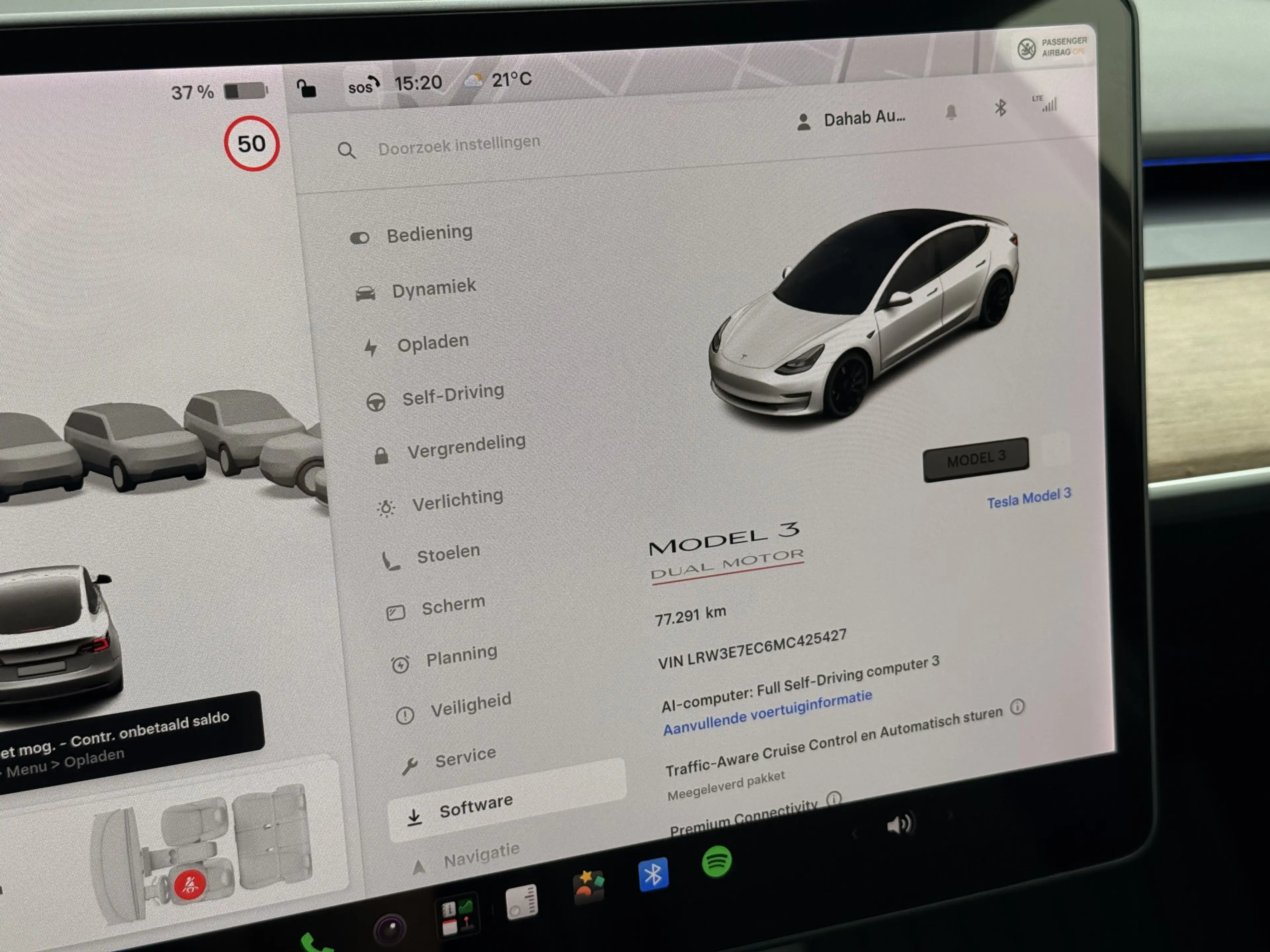 Tesla Model 3 Long Range AWD Dual Motor 75 kWh | ACC | Panoramad — photo 29
