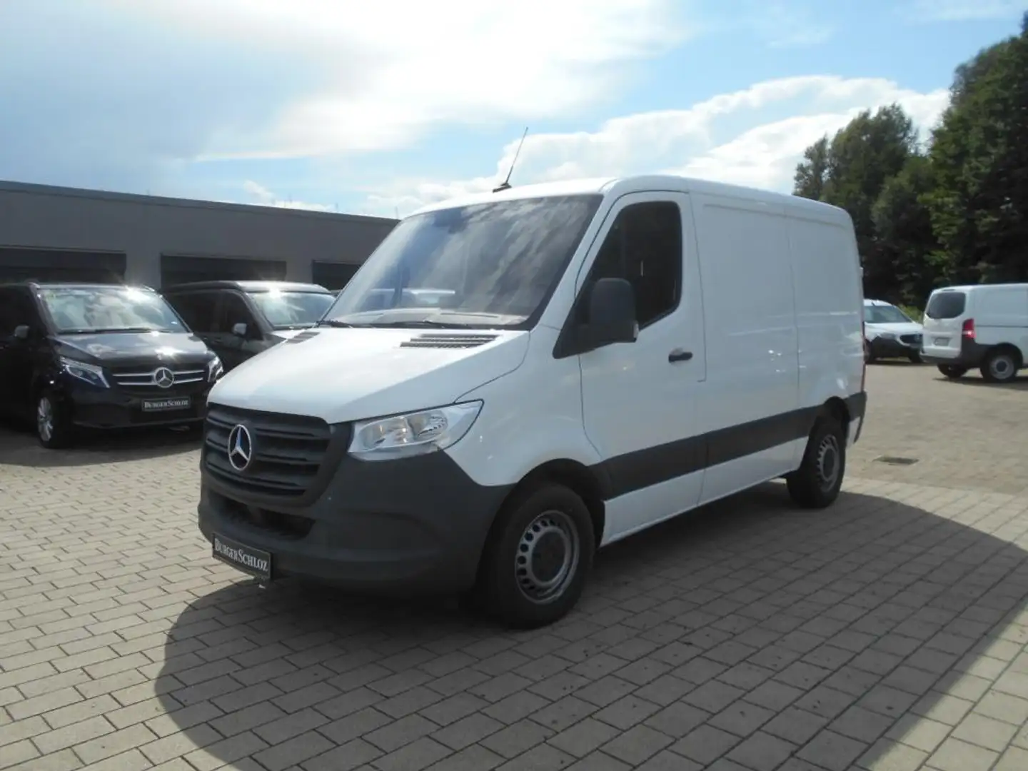 Mercedes-Benz Sprinter 211 CDI KA Kompakt 3-Sitze Holzboden 180° Türen Weiß - 1