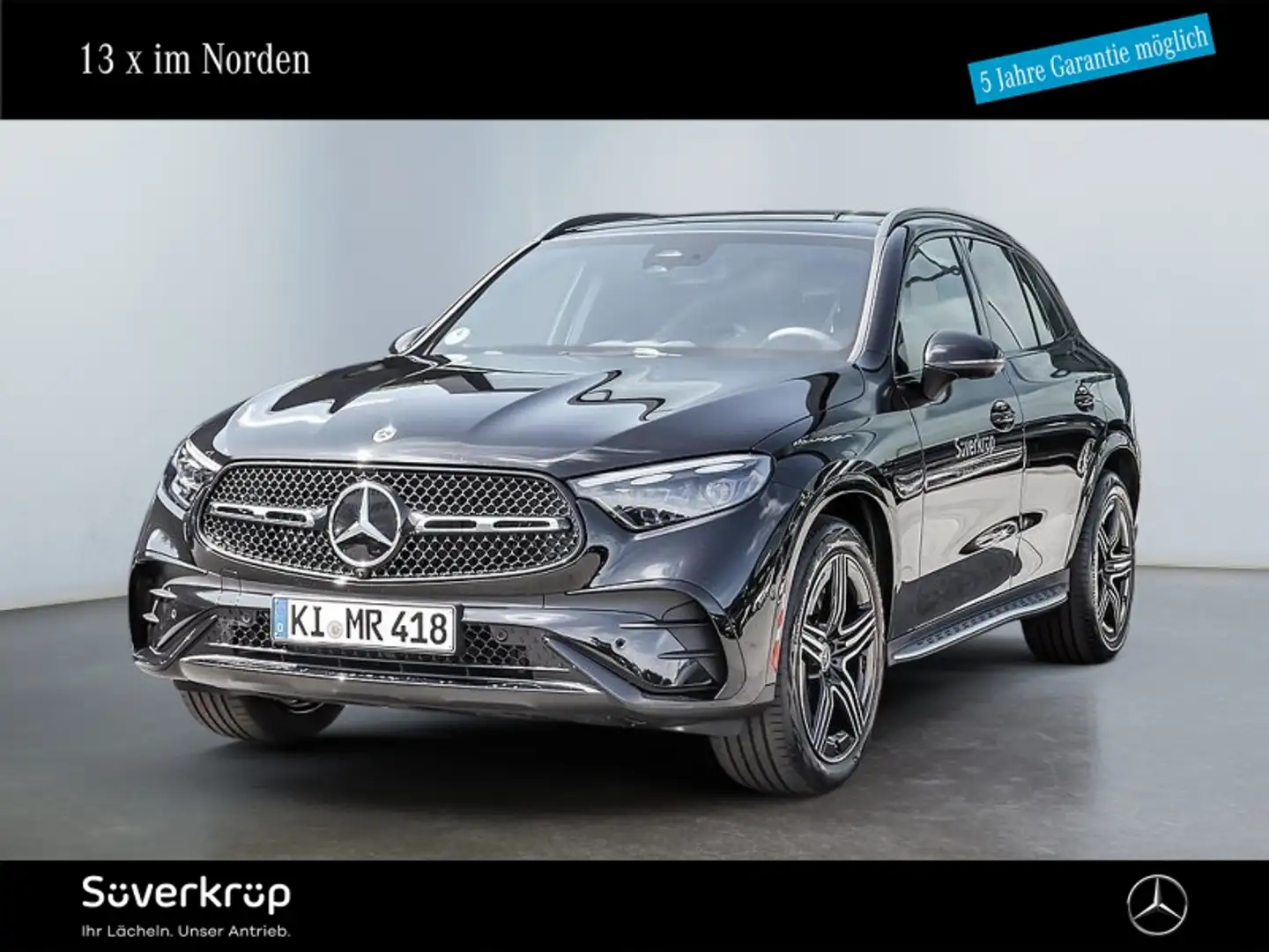 Mercedes-Benz GLC 220 d 4M AMG NIGHT SPUR PANO AHK 360 PDC Schwarz - 1