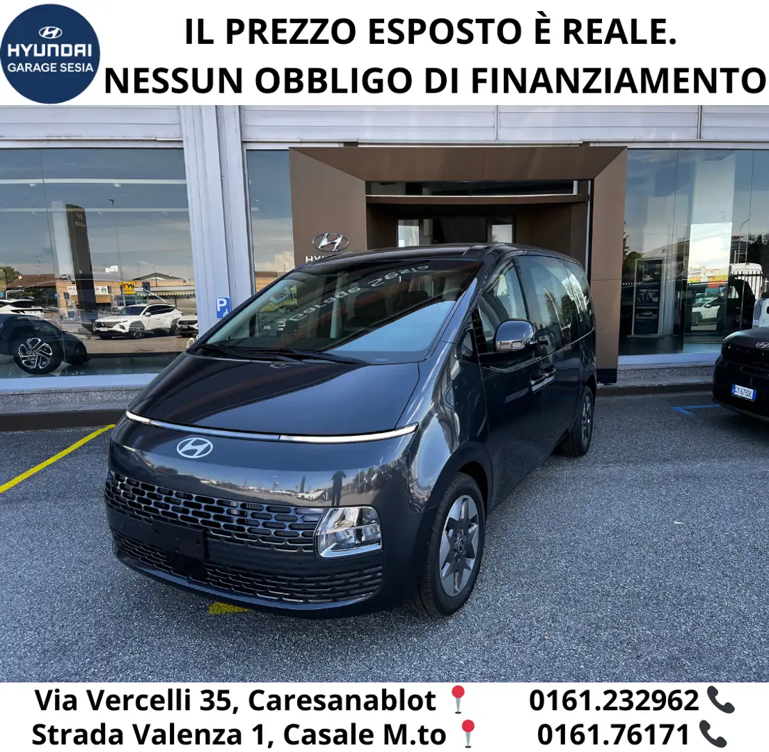 Hyundai STARIA 1.6 HEV AT 2WD 9 posti Wagon Grigio - 1