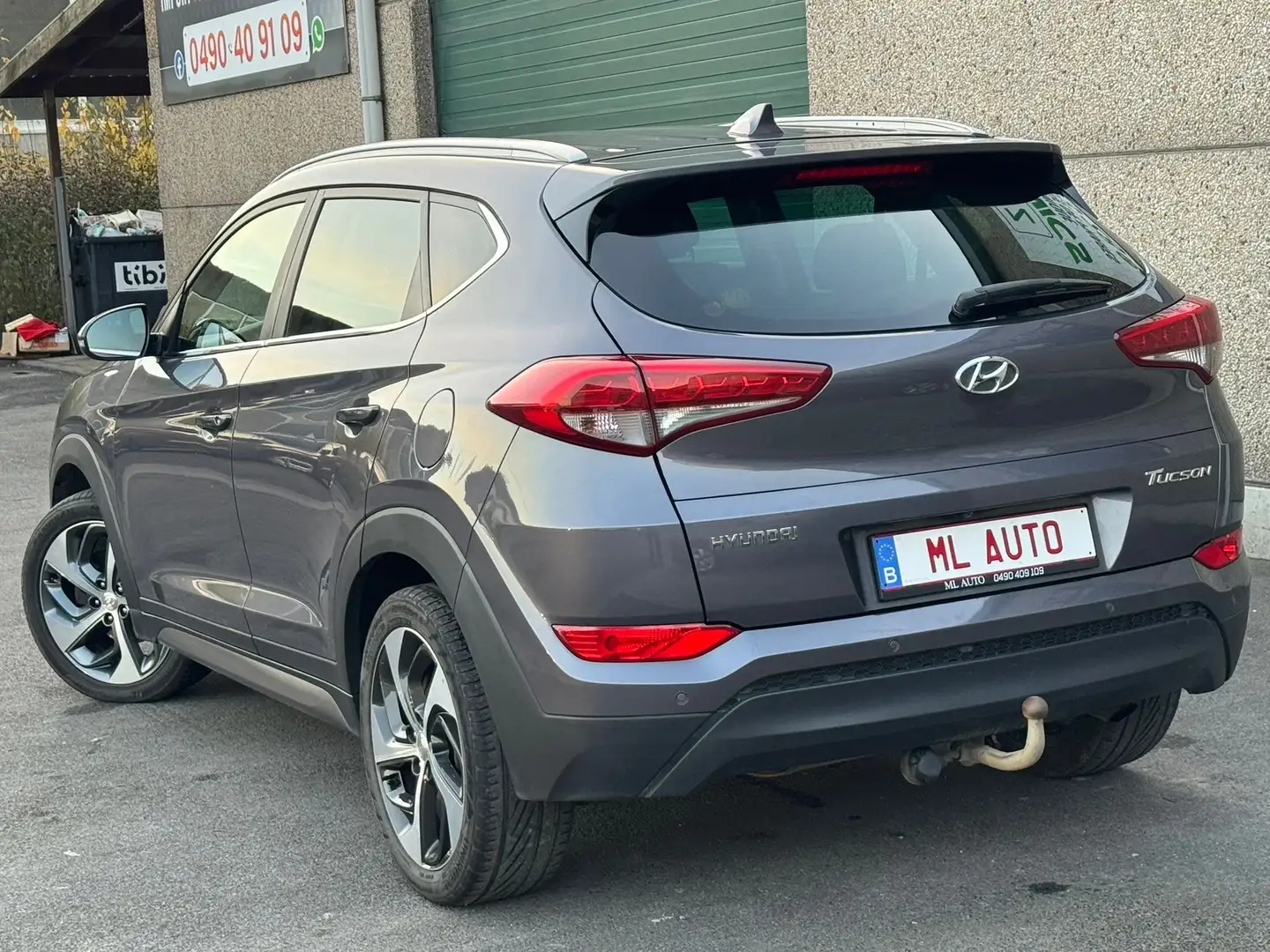 Hyundai TUCSON 1.7 CRDi 2WD Boite Auto Gps Caméra Cuir Carnet Bleu - 2
