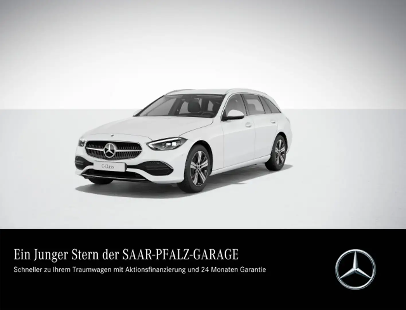 Mercedes-Benz C 220 C 220 d T AVANTGARDE*AHK*TOTW*R-KAM*LED*NAVI*SHZ Blanc - 1