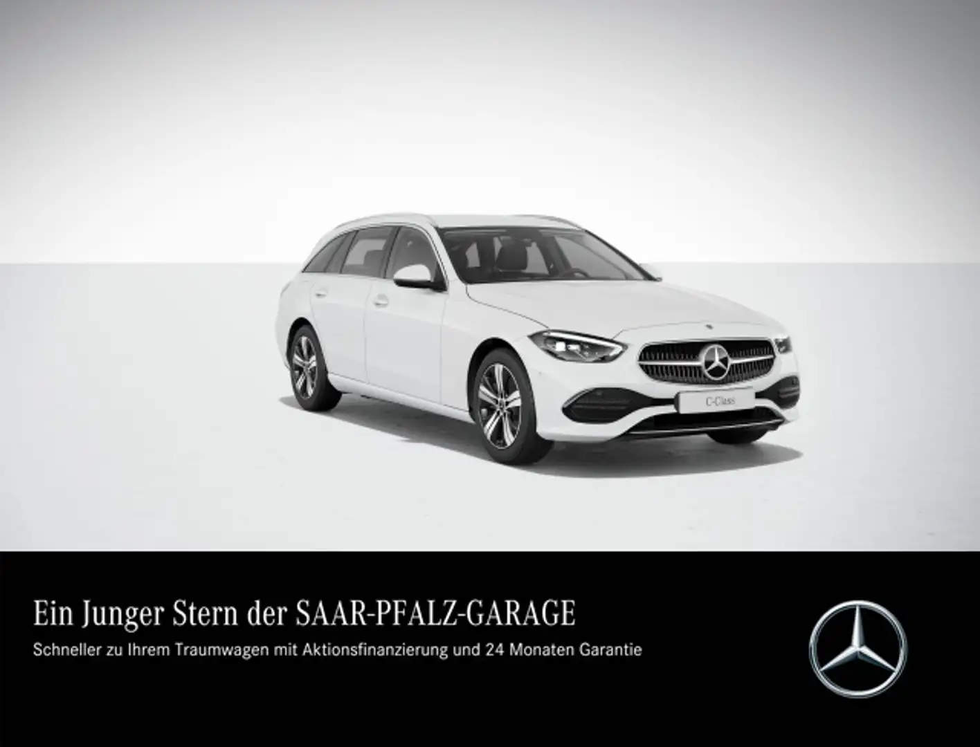 Mercedes-Benz C 220 C 220 d T AVANTGARDE*AHK*TOTW*R-KAM*LED*NAVI*SHZ Blanc - 2
