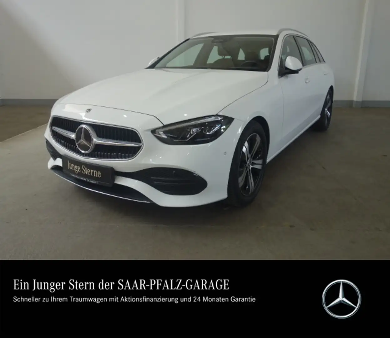 Mercedes-Benz C 220 C 220 d T AVANTGARDE*AHK*TOTW*R-KAM*LED*NAVI*SHZ Weiß - 1
