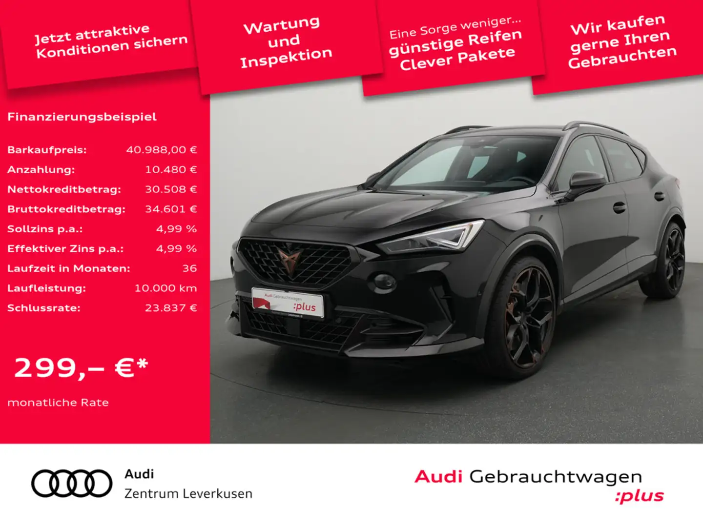 CUPRA Formentor VZ5 MATRIX PANO LEDER KAM 360° ACC Schwarz - 1