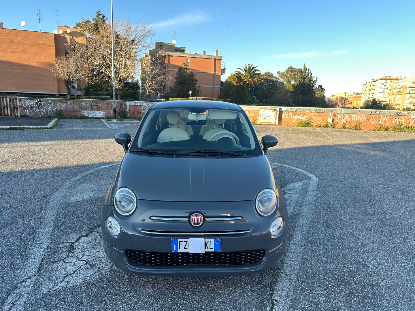 Fiat 500 1.2 GPL Lounge My20 Gris - 2