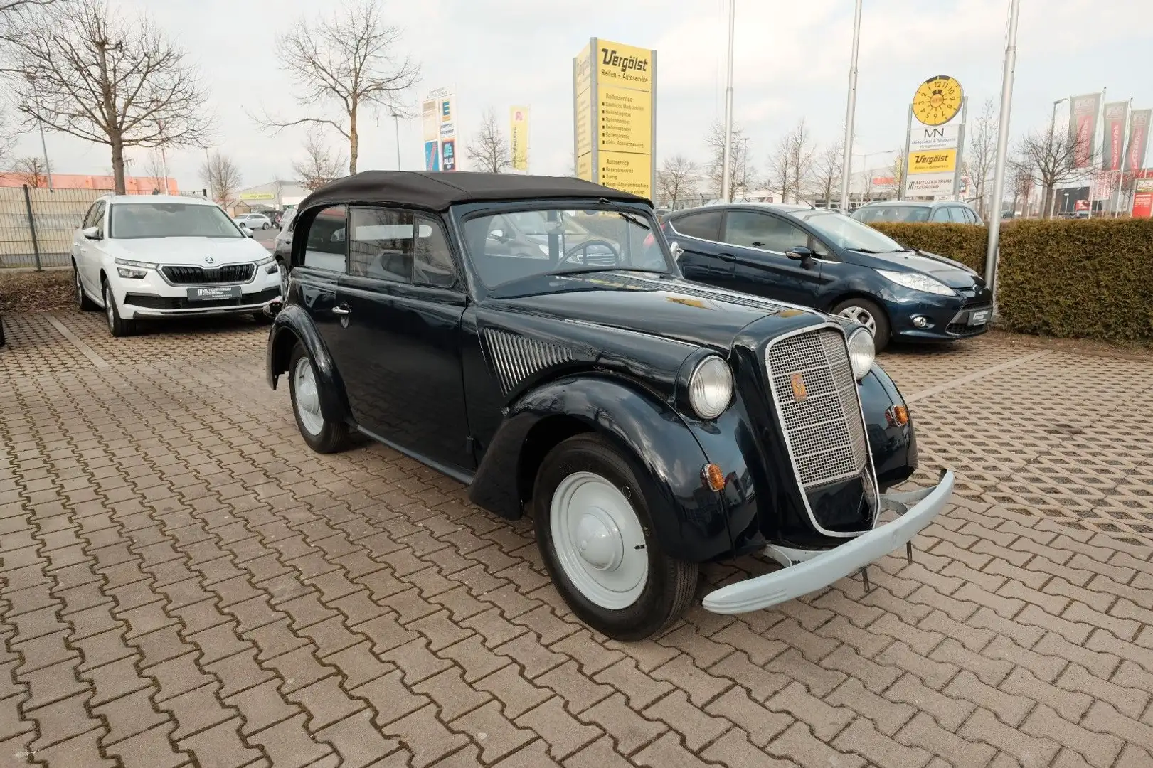 Opel Olympia Cabrio 1936 Bleu - 1