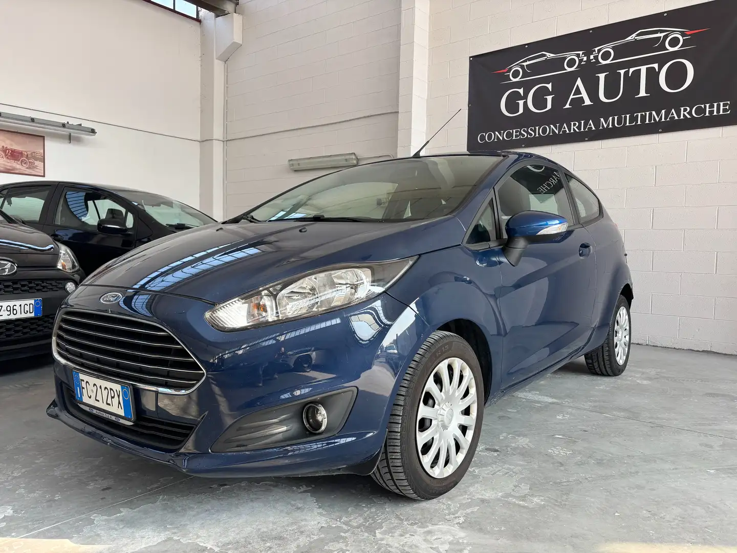 Ford Fiesta Fiesta VI 3p 1.4 Business Gpl 95cv E6 Bleu - 1