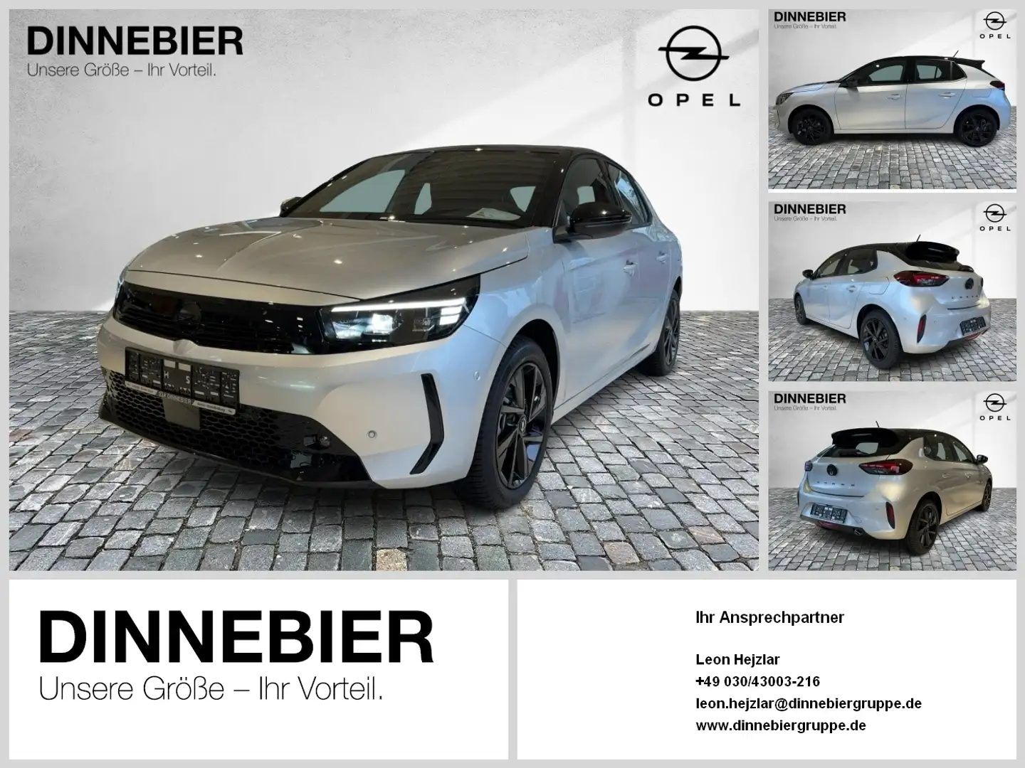 Opel Corsa GS 1.2 Allwetter+Intelli-Lux-LED+PDC+130° Silber - 1