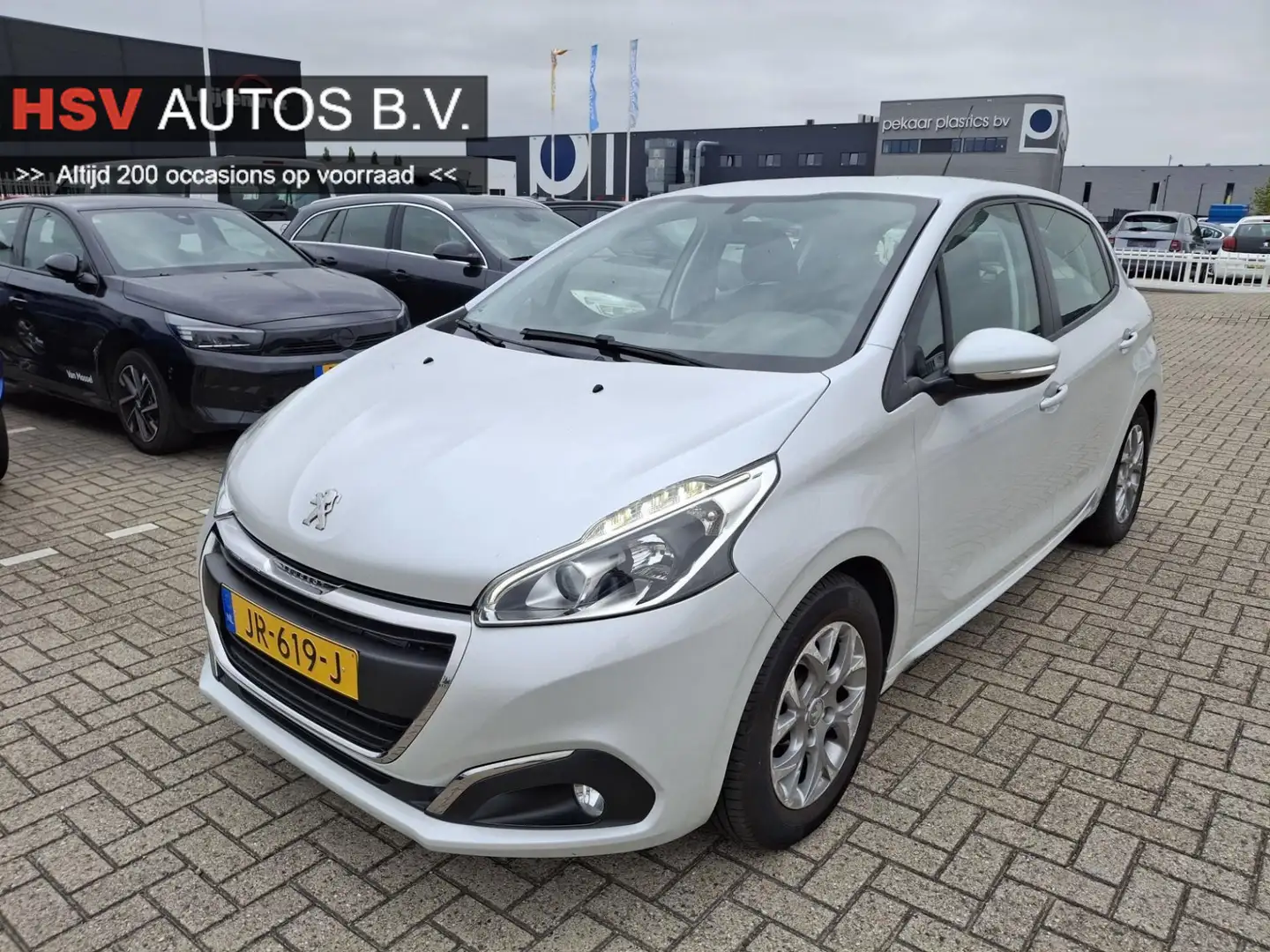 Peugeot 208 1.2 PureTech Blue Lion navi LM airco org NL Blanco - 1