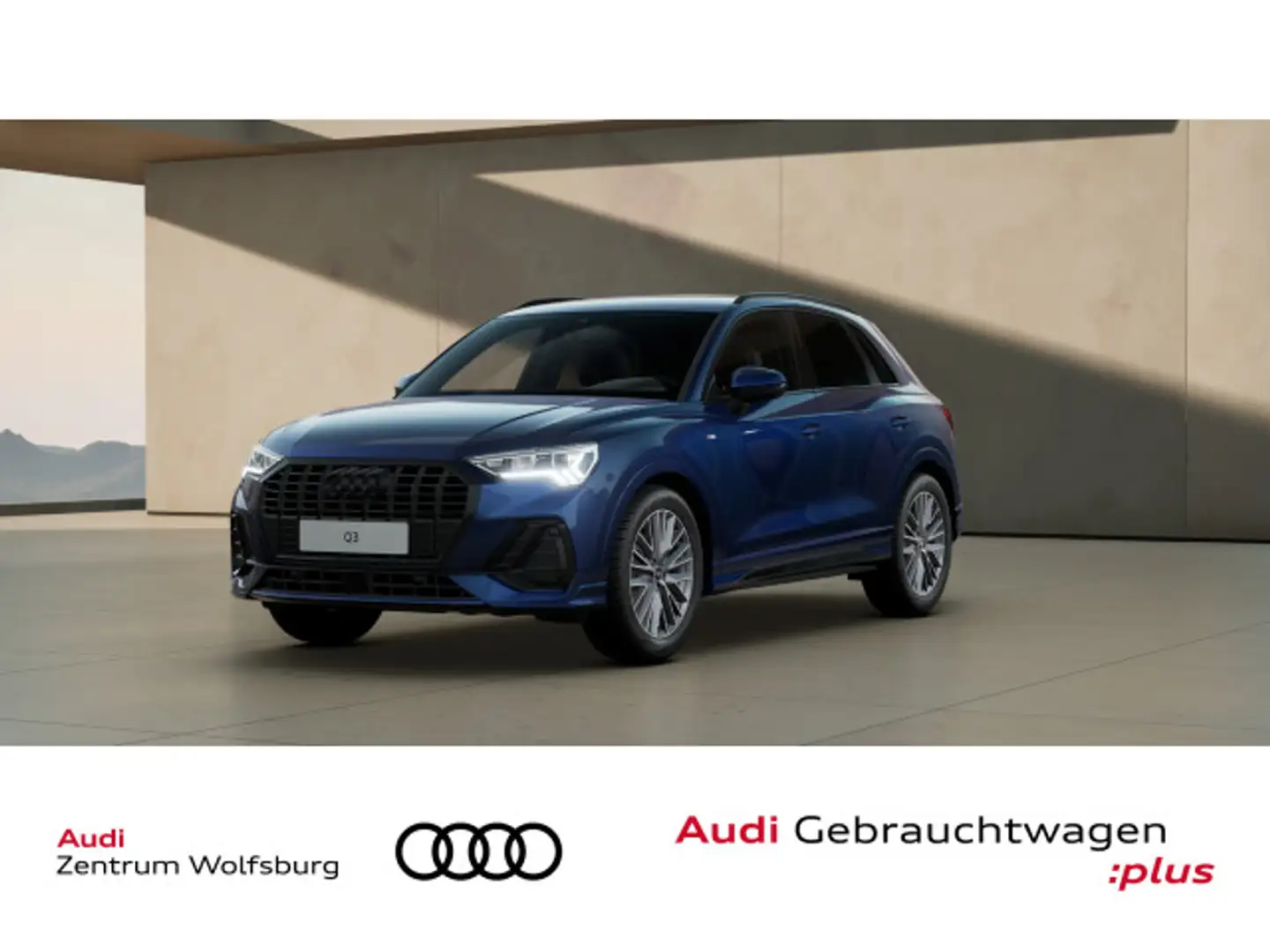 Audi Q3 35 1.5 TFSI DSG S line LED/Kamera/Einparkhi v Blau - 1