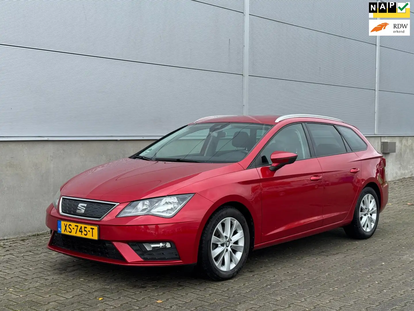 SEAT Leon ST 1.0 EcoTSI Style CLIMA|NAVI|CRUISE|CARPLAY|NAP| Rood - 1