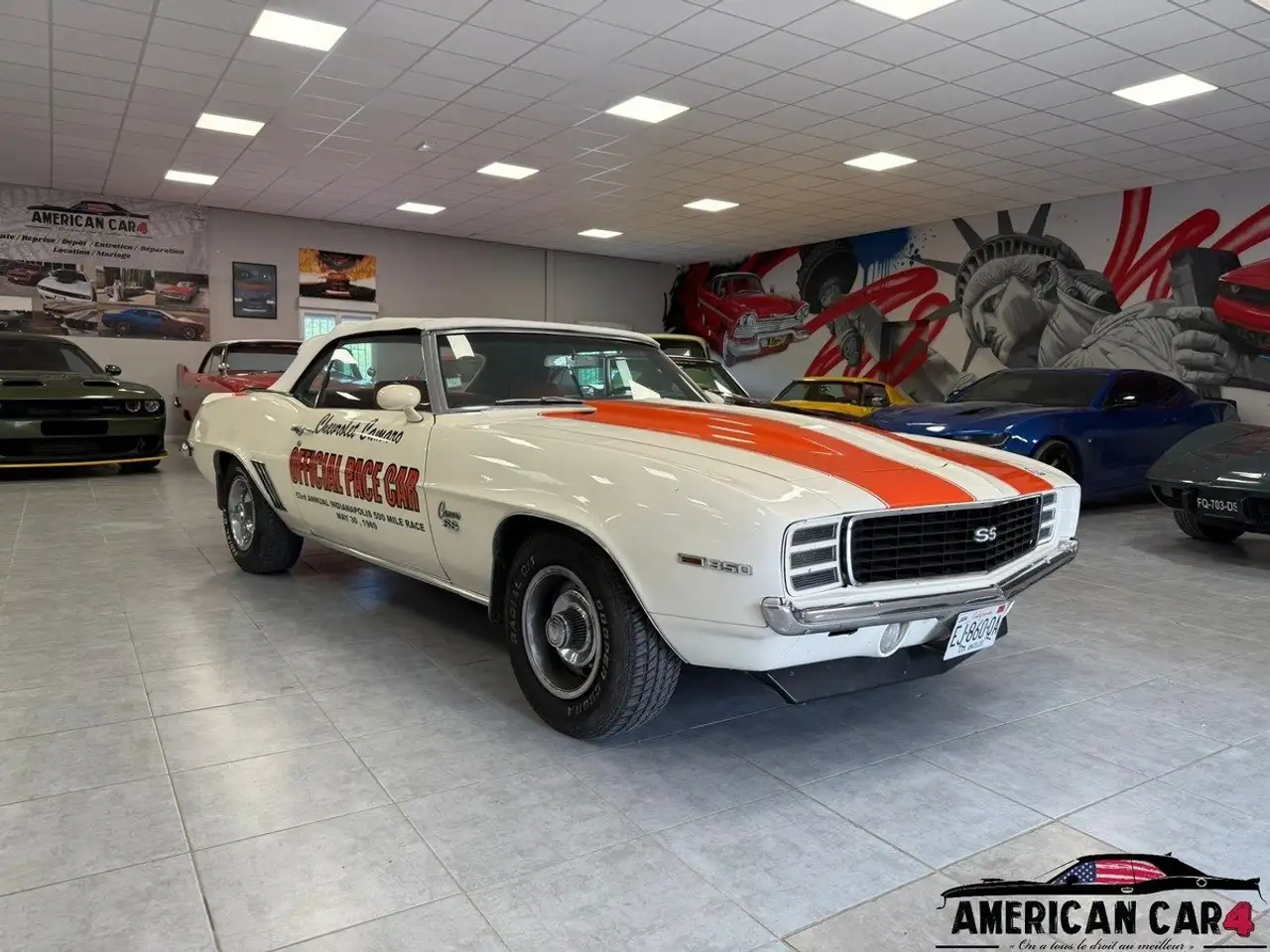 Chevrolet Camaro SS 1969 cabriolet - 350CI V8 - Pace Car officielle, foto 3