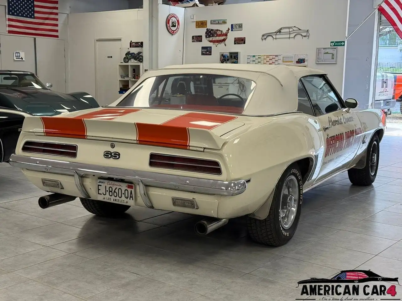 Chevrolet Camaro SS 1969 cabriolet - 350CI V8 - Pace Car officielle, foto 5