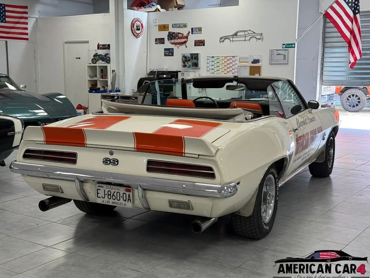 Chevrolet Camaro SS 1969 cabriolet - 350CI V8 - Pace Car officielle, foto 10