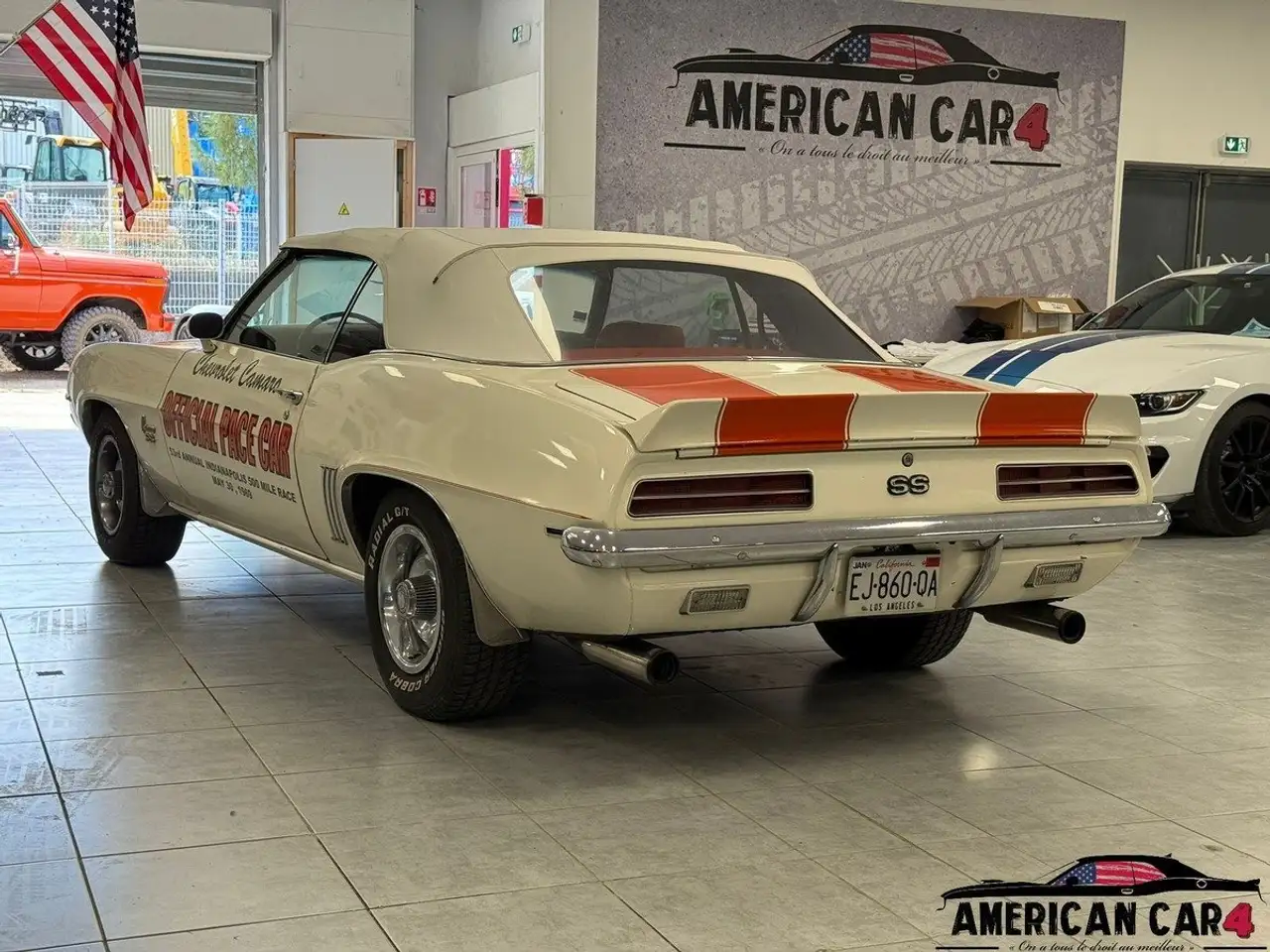 Chevrolet Camaro SS 1969 cabriolet - 350CI V8 - Pace Car officielle, foto 7
