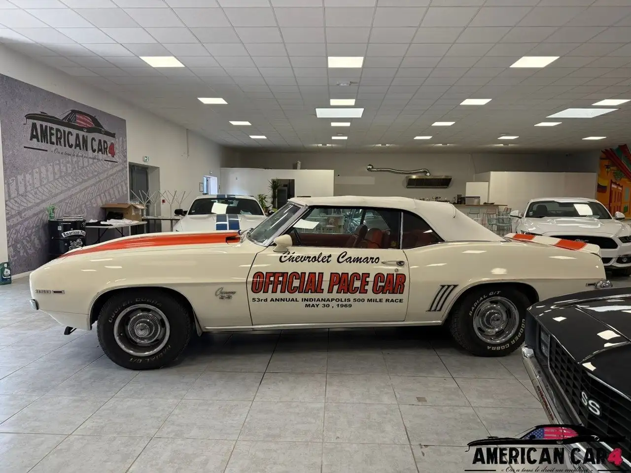Chevrolet Camaro SS 1969 cabriolet - 350CI V8 - Pace Car officielle, foto 8