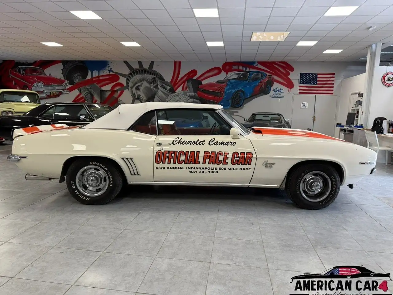 Chevrolet Camaro SS 1969 cabriolet - 350CI V8 - Pace Car officielle, foto 4