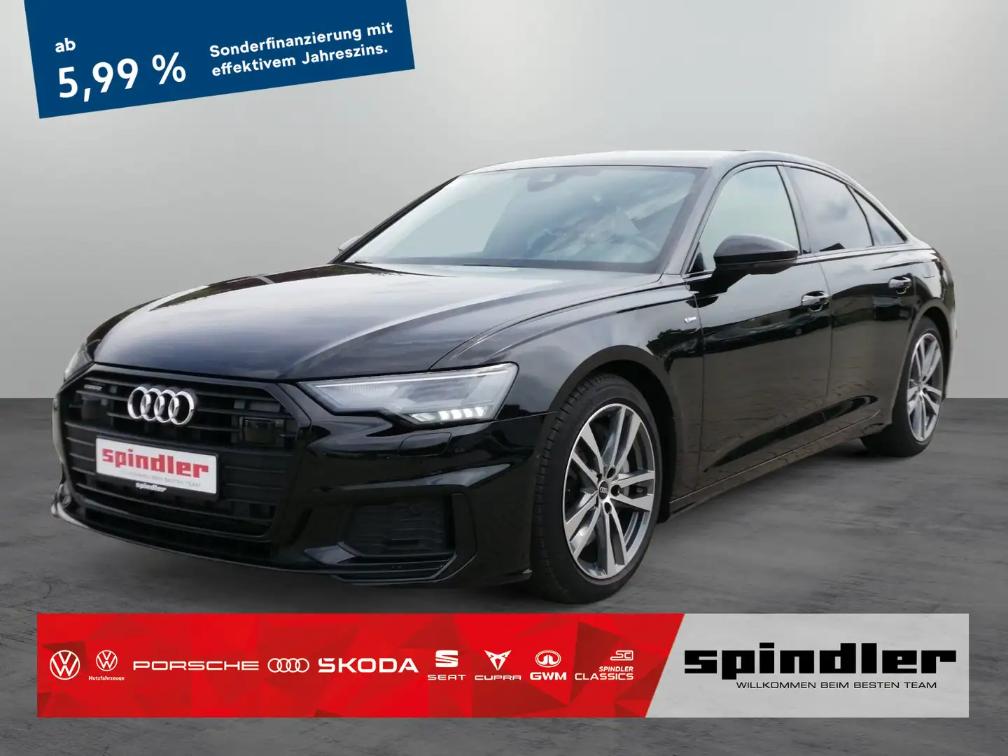 Audi A6 S-Line 50TFSIe S-tronic / Navi, LED Schwarz - 1