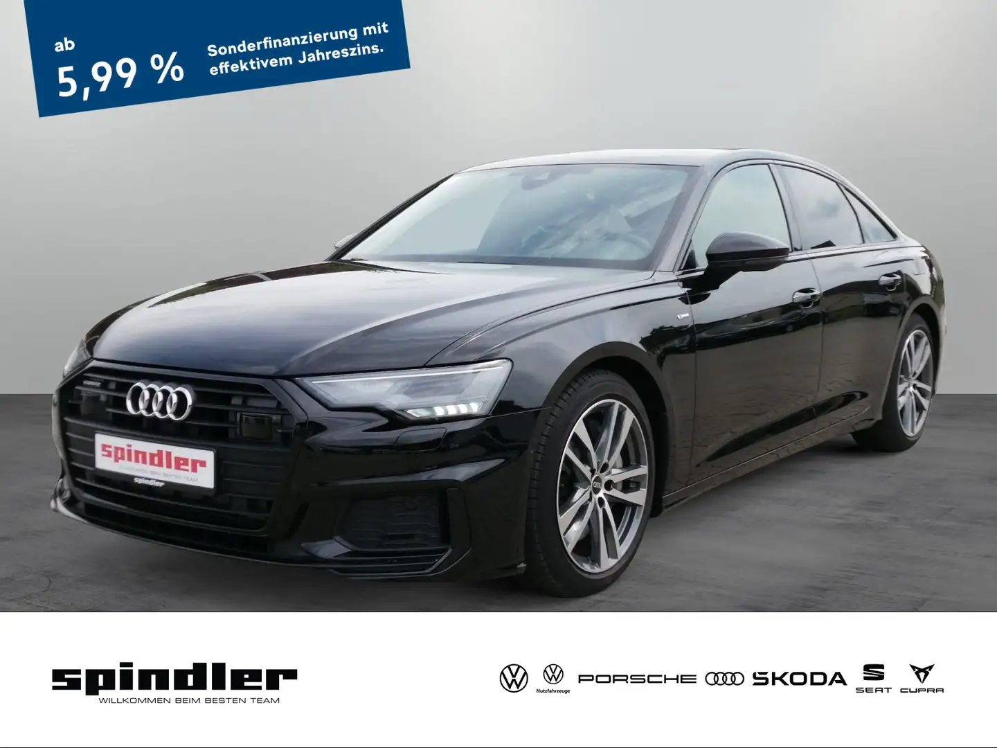 Audi A6 S-Line 50TFSIe S-tronic / Navi, LED Schwarz - 1