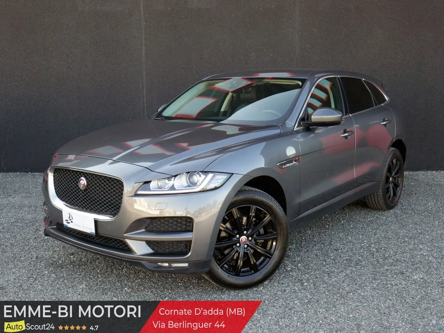 Jaguar F-Pace F-Pace 2.0 D 180 CV AWD aut. Prestige Gris - 1