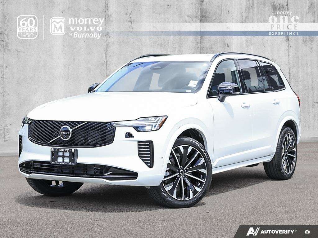2026 Volvo XC90 Plus- Low Kilometres | AWD | 7 SEATS Crystal White
