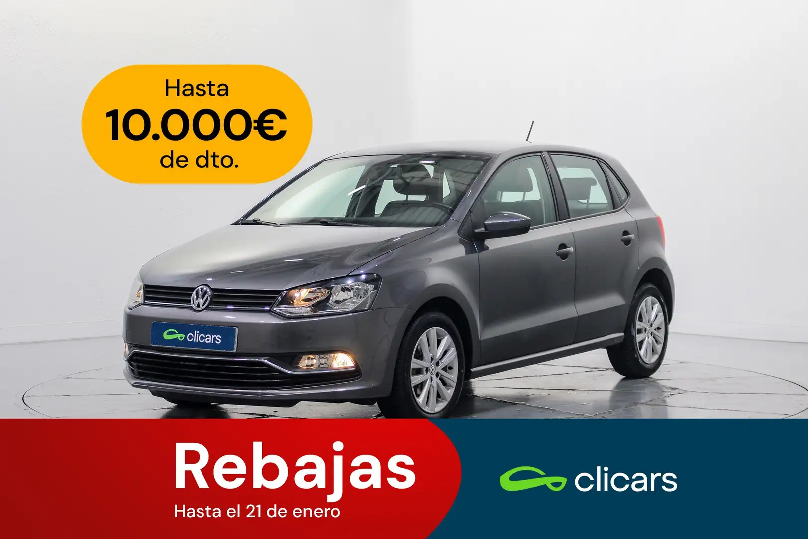 Volkswagen Polo 1.4 TDI BMT Advance 66kW Gris - 1