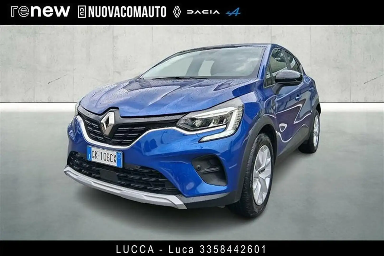 Renault Captur 1.0 tce Zen 90cv my21 Blu/Azzurro - 1