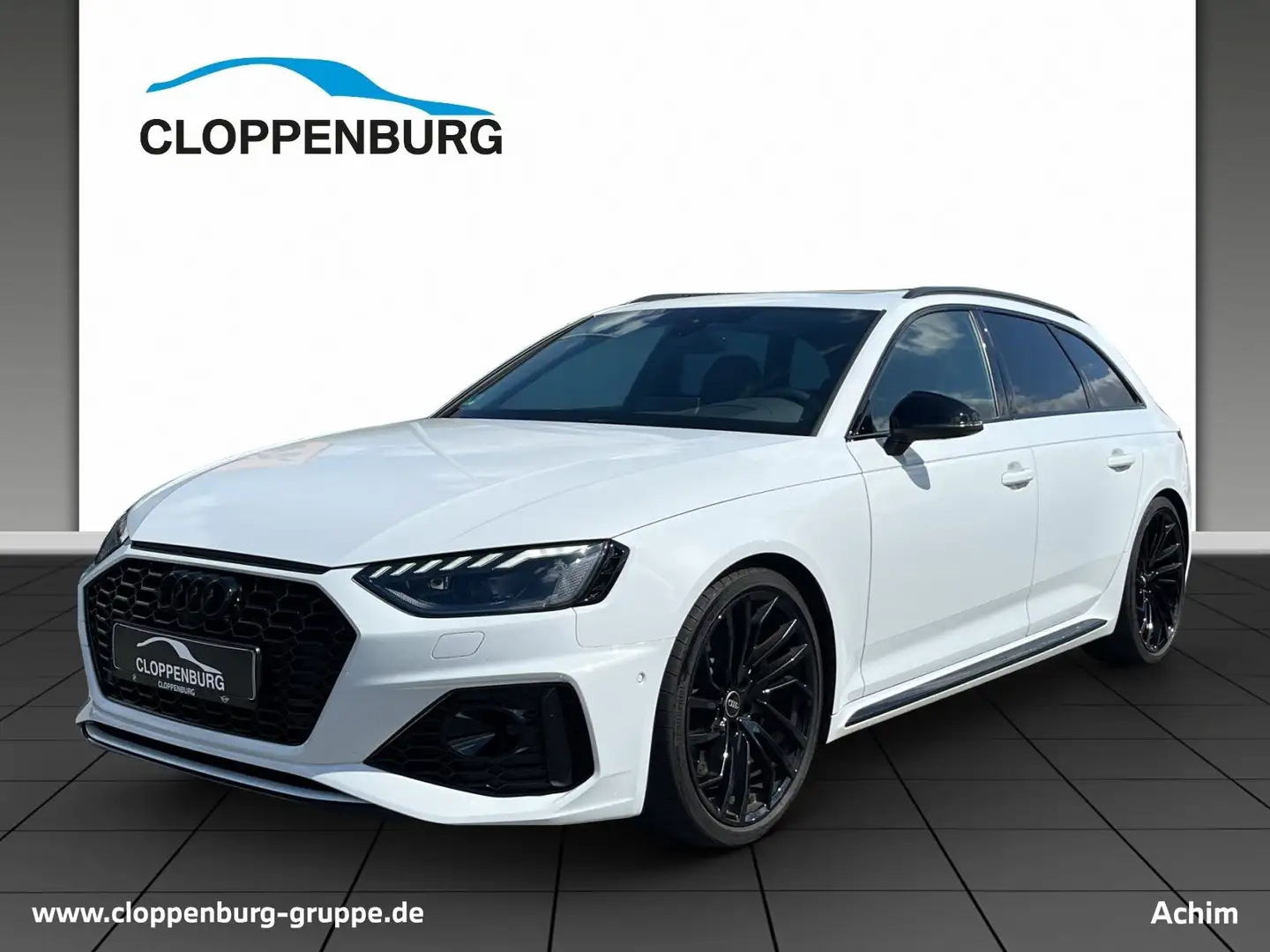 Audi RS4 Avant Head-Up 360-Kamera Pano Komf.Zug WKR B&O Mas Weiß - 1