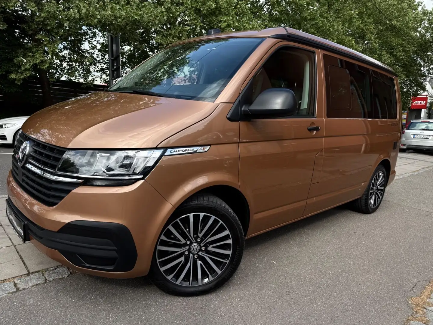 Volkswagen T6 California T6.1 California Beach Camper/VOLL/Org14Tkm Braun - 2