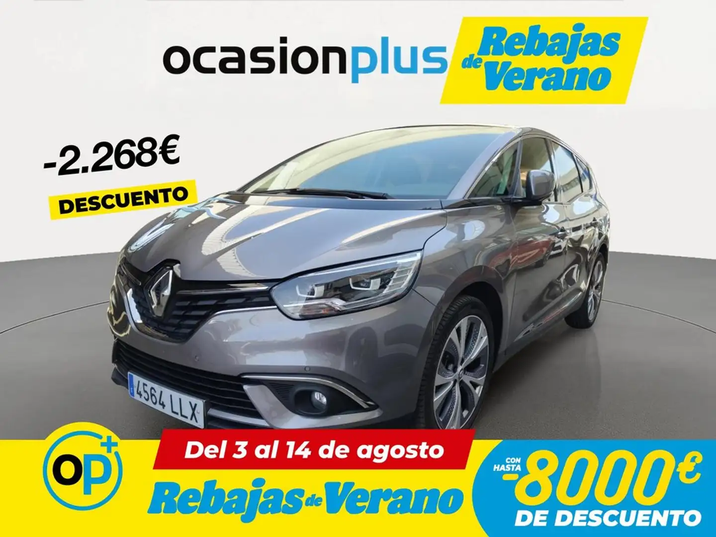 Renault Grand Scenic 1.3 TCe GPF Zen 103kW Gris - 1