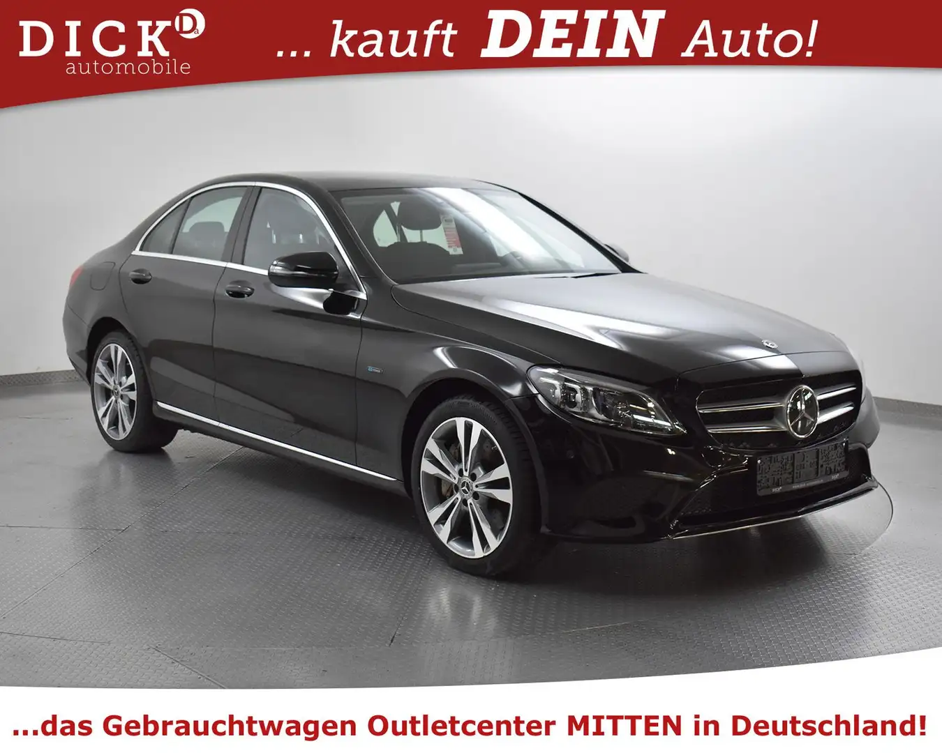 Mercedes-Benz C 300 e Avantg NAVI+MULTIB+STNDHZ+KAM+BURMES+ACC+ Black - 1