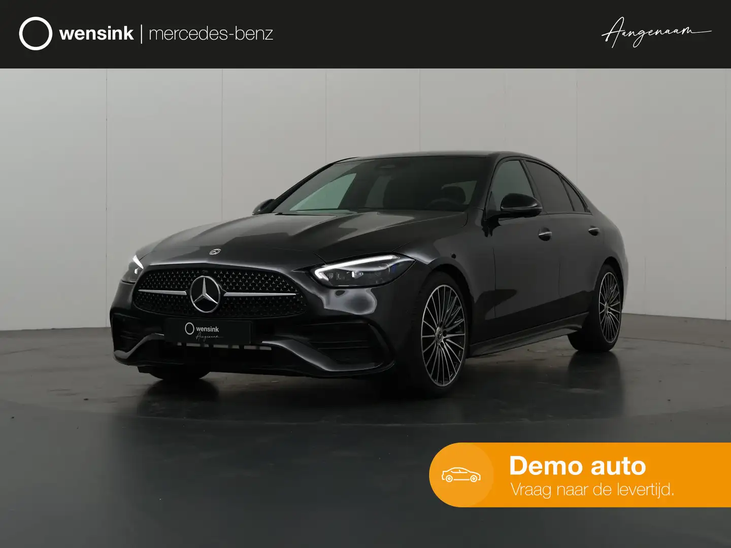 Mercedes-Benz C 180 Star Edition AMG Line Plus | Panoramadak | Apple c Gris - 1