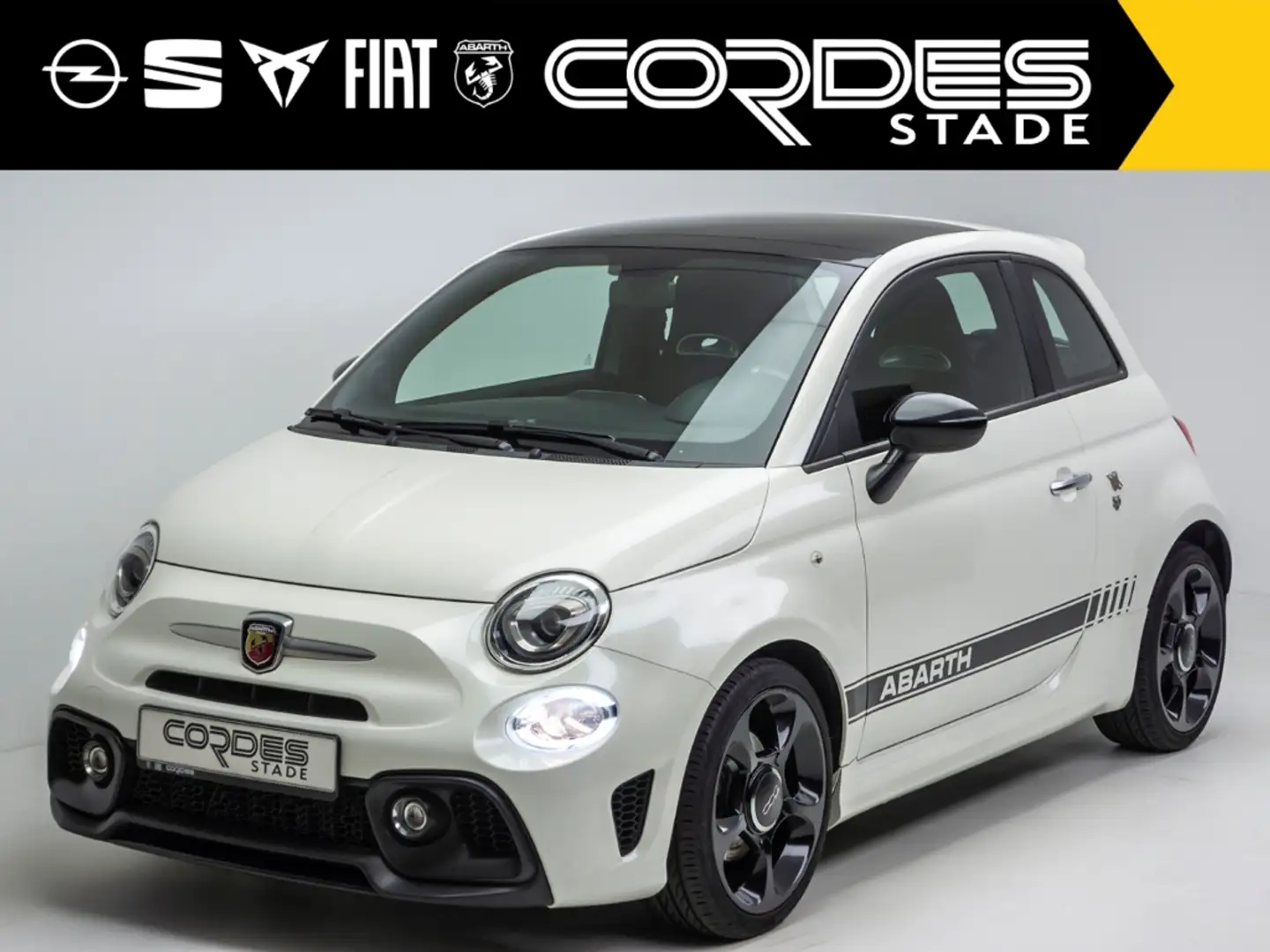 Abarth 500 Automatik Allwetter PDC Bluetooth (28) Blanco - 2