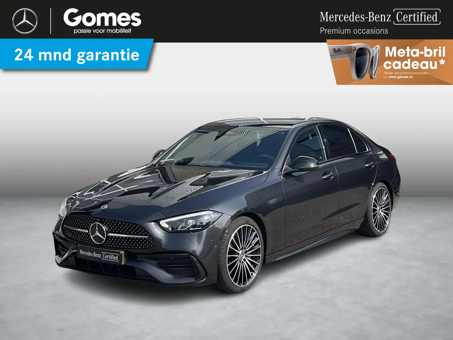 Mercedes-Benz C 180 | AMG Line | Night Pakket | 19 inch | Gris - 1