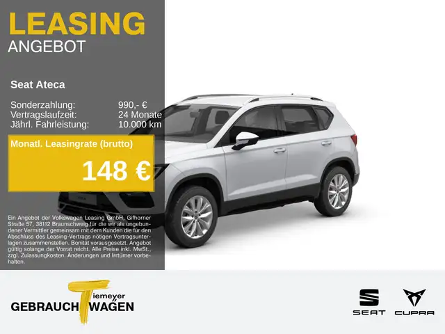2025 SEAT Ateca in White for sale