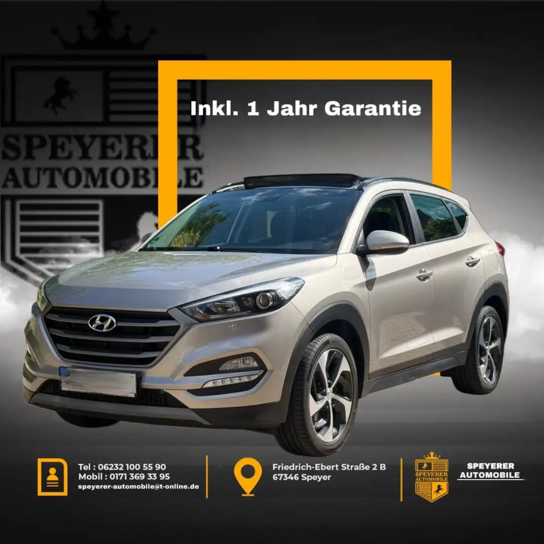Hyundai TUCSON Trend|KAMERA|PANORAMA-DACH|SHZ|NAVI|TEMP. Argent - 1