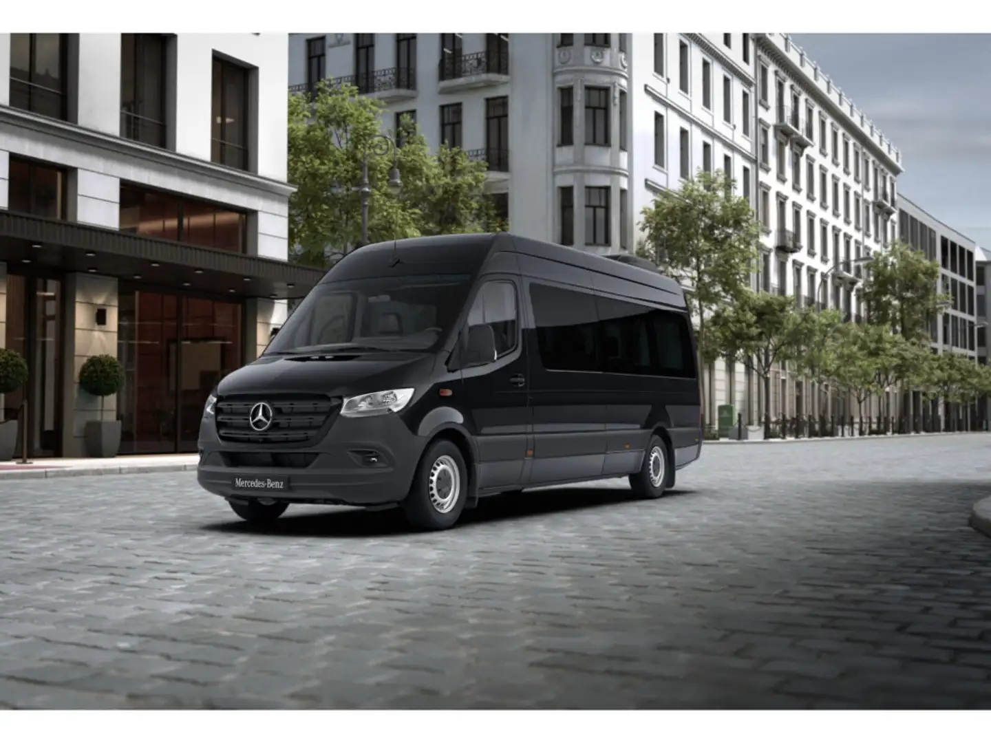 Mercedes-Benz Sprinter 317 CDI Tourer L3H2 (2-2-2-3) AHK 36 Schwarz - 2