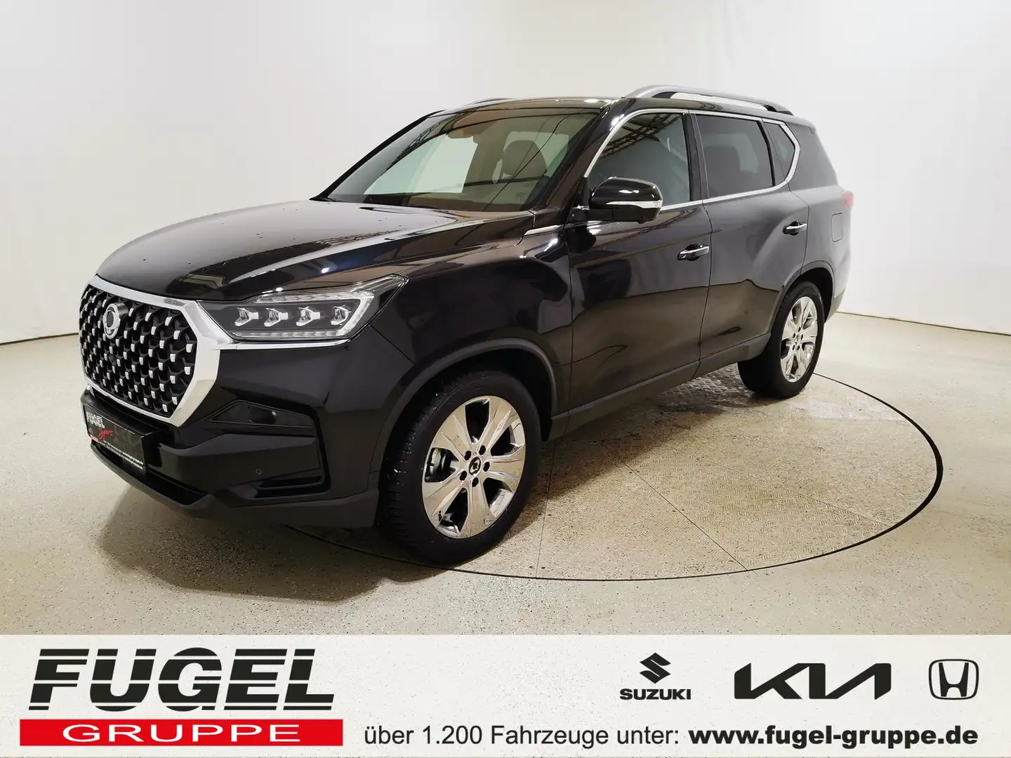 SsangYong Rexton 2.2 D Sapphire 4WD AT Elegance 7S|360°|ACC|4xSHZ Black - 1