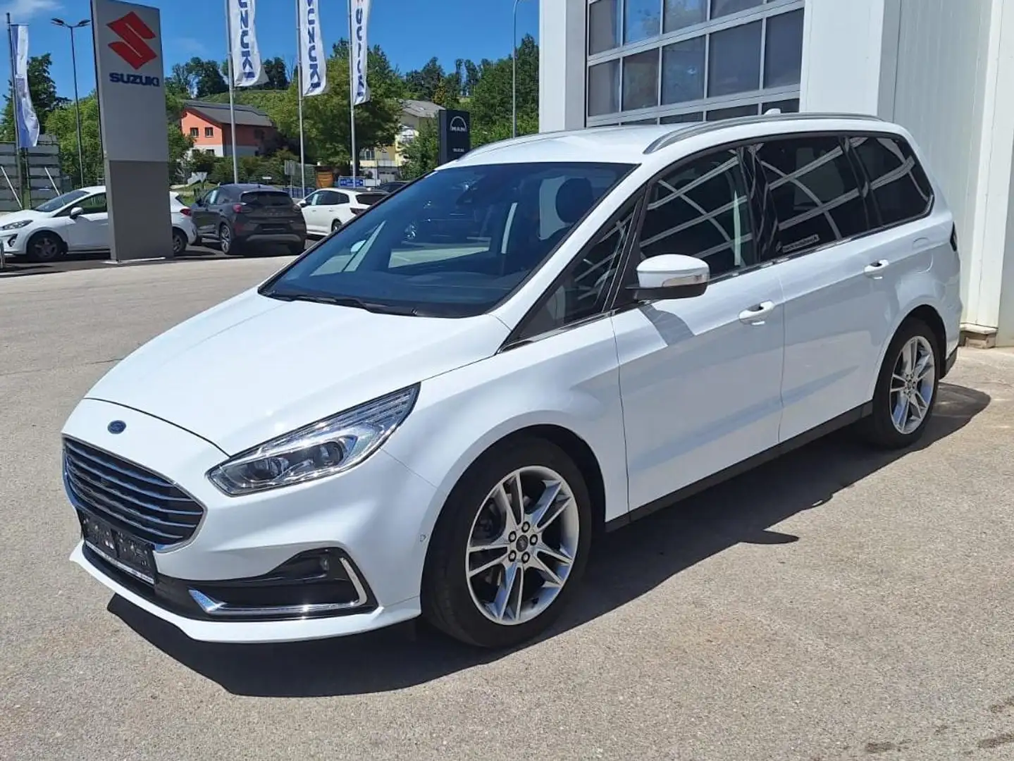Ford Galaxy Hybrid Titanium Weiß - 1