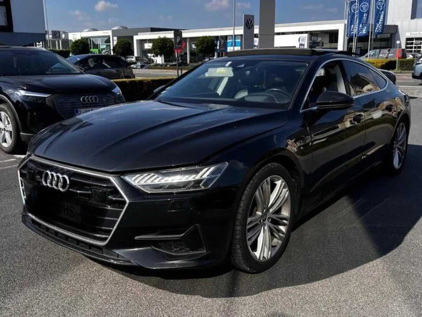 Audi A7 SPORTBACK 40 TDi HYBRIDE HEV FULLLL OPTION PANO Zwart - 1