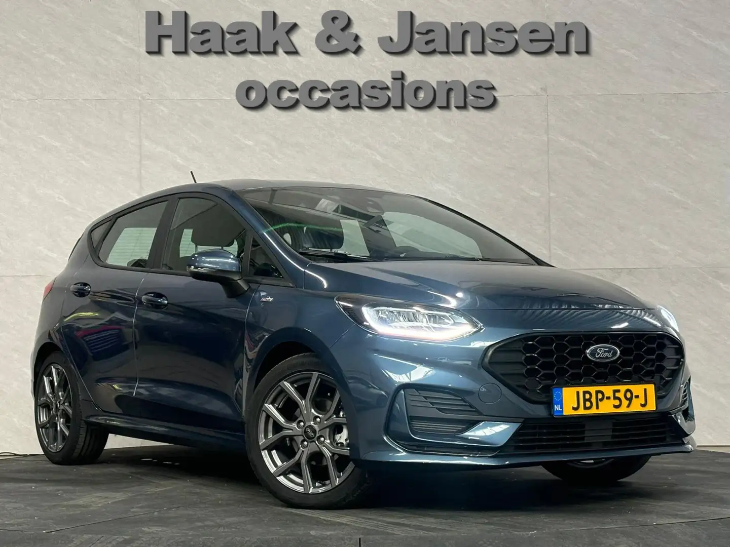 Ford Fiesta 1.0 EcoBoost Hybrid ST-Line Carplay Cruise Blauw - 2